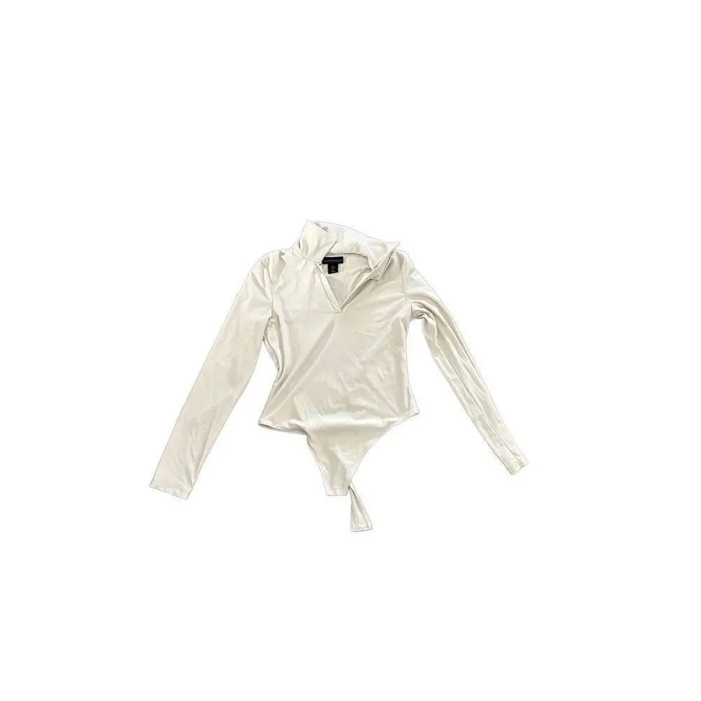 House of Harlow, long sleeve one piece stretchy bodysuit size small